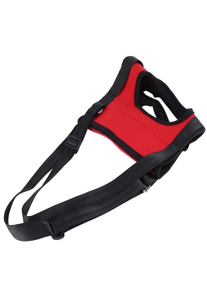 Kadimendium 2 Types Dog Support Harness Dog Aid Harness Dog Sling Walking Aid Pulling Vest for Injured Old Dogs Front and Hind Legs (Red hind Legs S) - Image 5